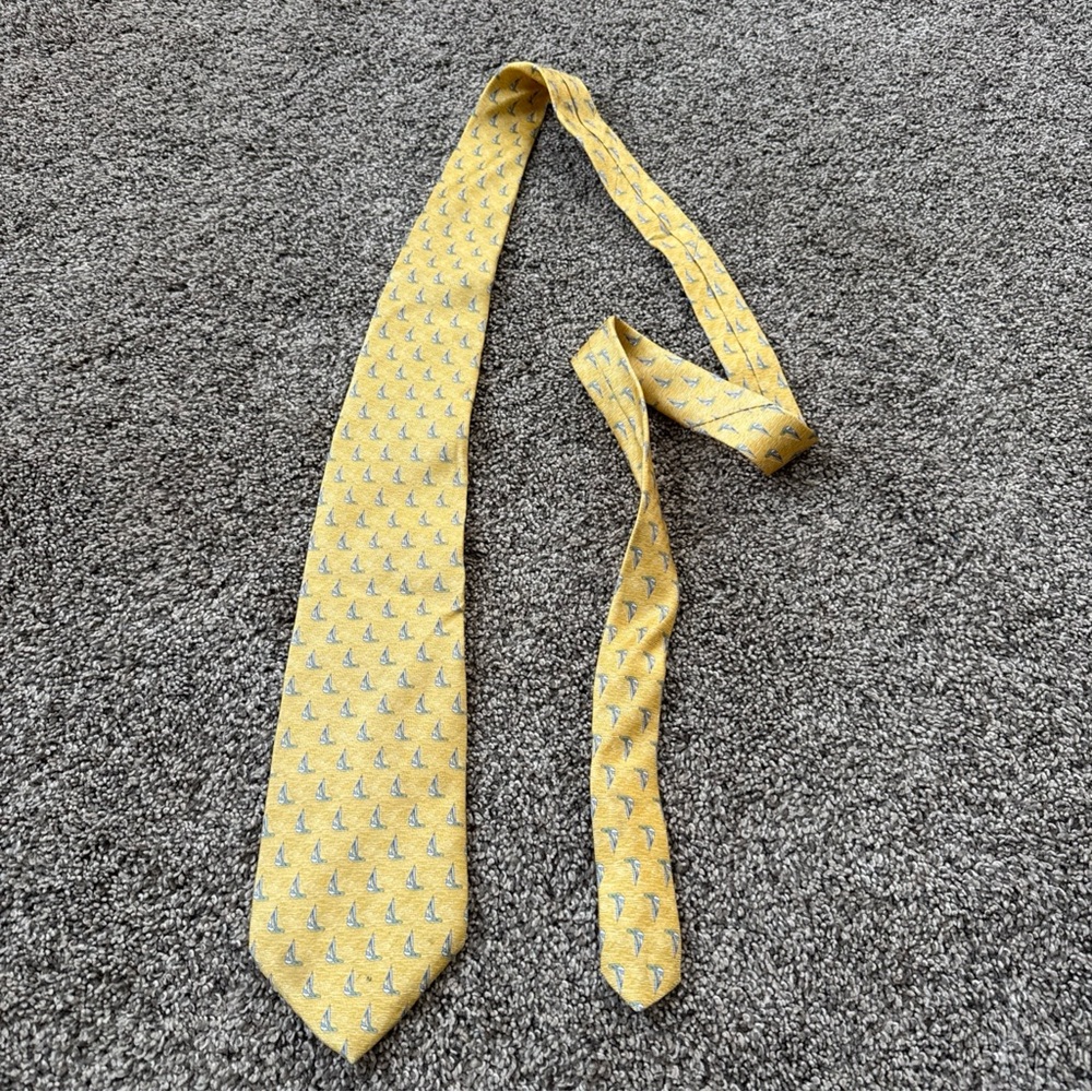 Stafford Yellow Patterned Men's Tie